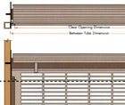 Rolling Grille Application Drawing