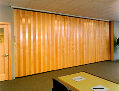 Woodfold, Folding Accordion Doors, Partitions, & Room Dividers. Hardwood Folding Doors